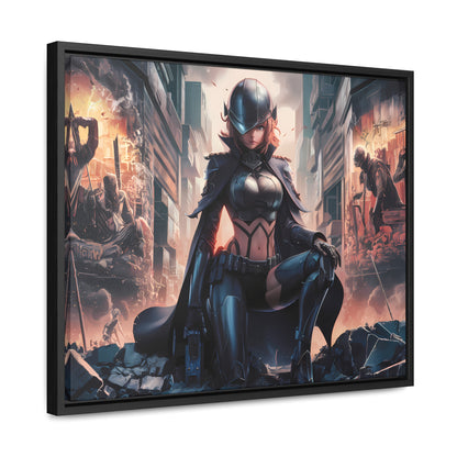 "Shadow of the Resistance" - Gallery Canvas Wraps, Horizontal Frame