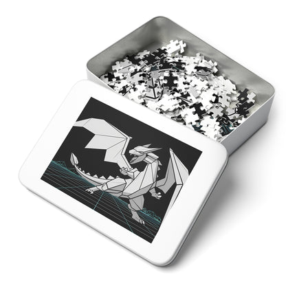 Origami Cyber Dragon - Jigsaw Puzzle (30, 110, 252, 500,1000-Piece)