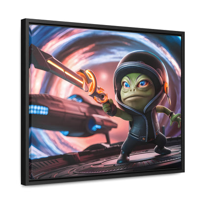 Galactic Guardian: Defender of the Stars - Gallery Canvas Wraps, Horizontal Frame