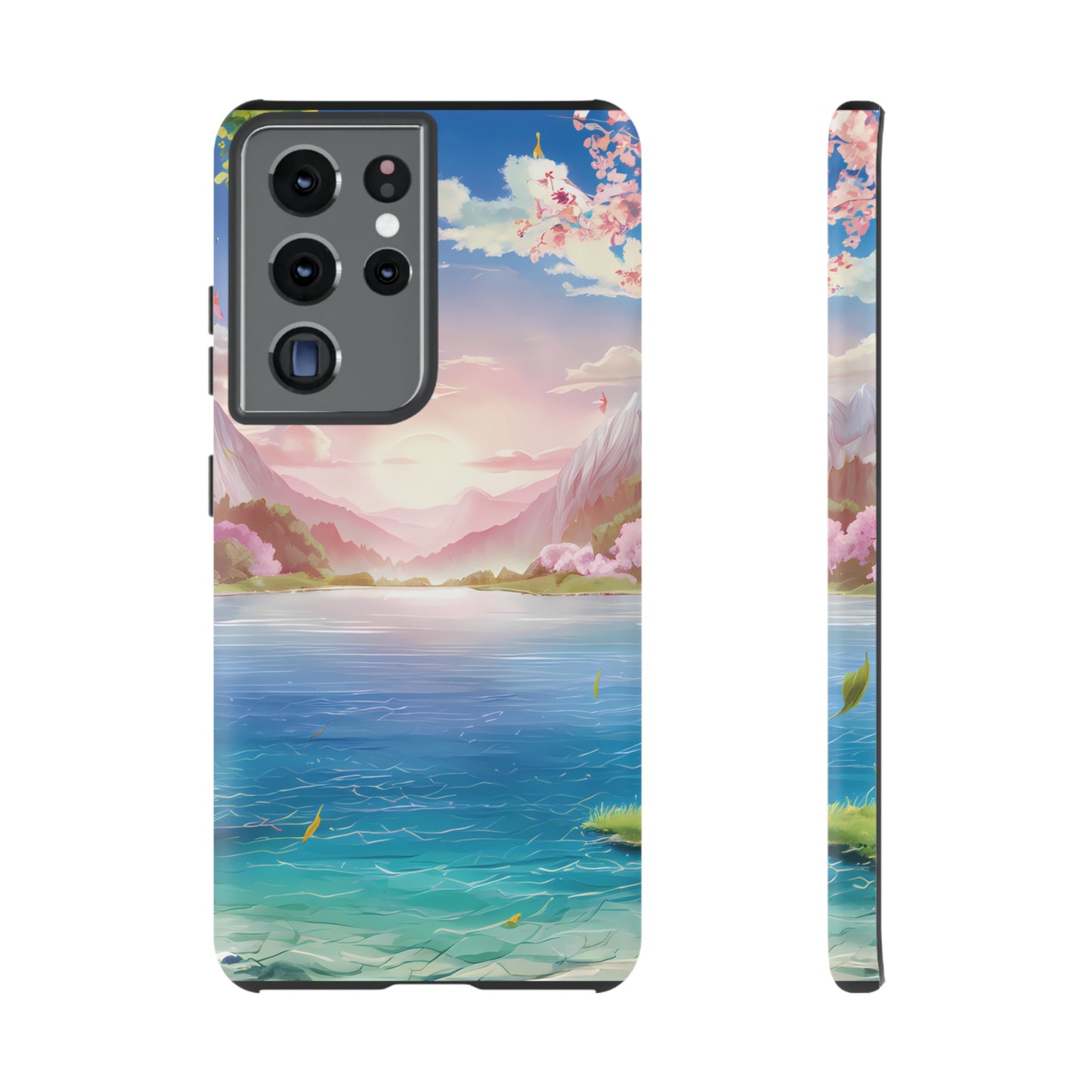 Serene Lake and Mountains - Smartphone Tough Cases
