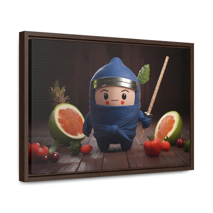 Ninja Fruit Guardian - Gallery Canvas Wraps, Horizontal Frame