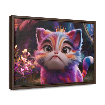 Regal Whiskers in the Enchanted Forest - Gallery Canvas Wraps, Horizontal Frame