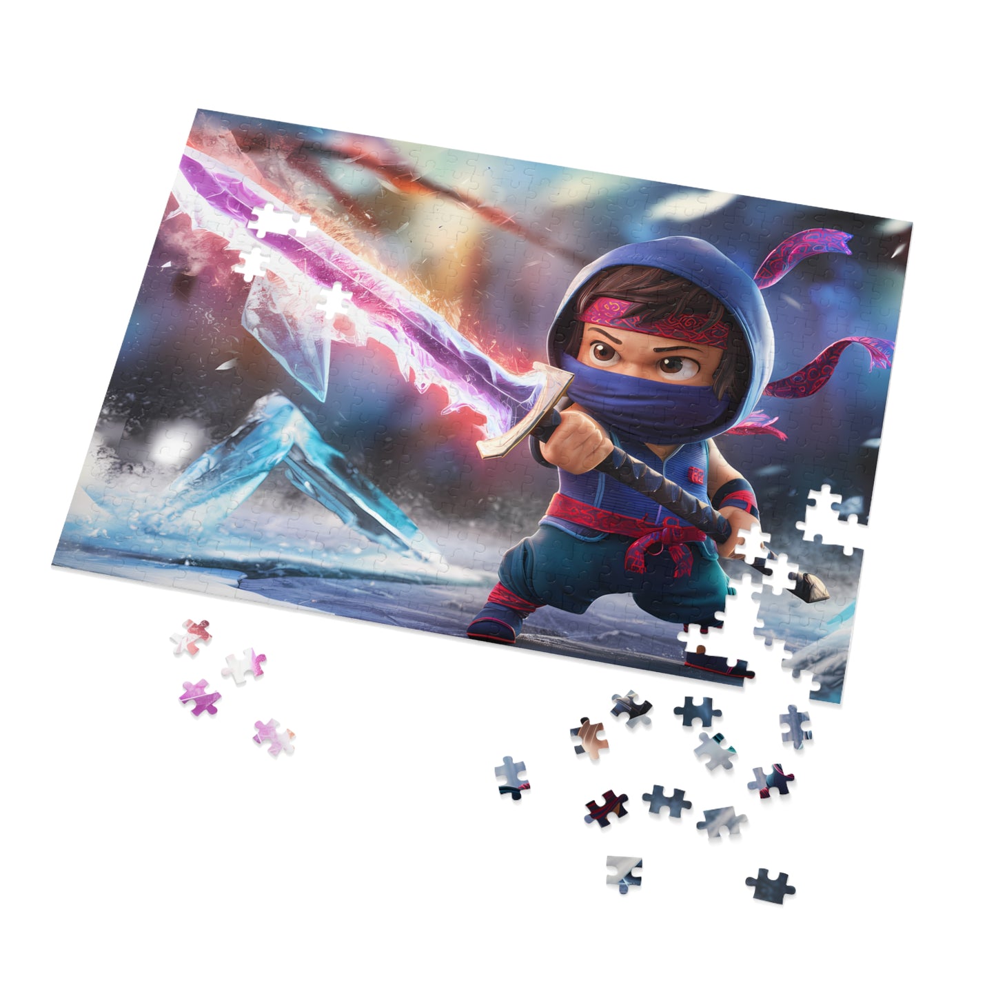 Blade of the Frozen Flame - Jigsaw Puzzle (30, 110, 252, 500,1000-Piece)