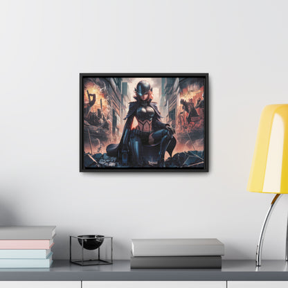 "Shadow of the Resistance" - Gallery Canvas Wraps, Horizontal Frame
