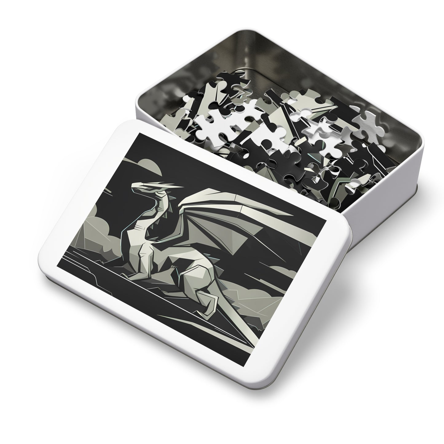 Obsidian Guardian of the Twilight Peaks - Jigsaw Puzzle (30, 110, 252, 500,1000-Piece)