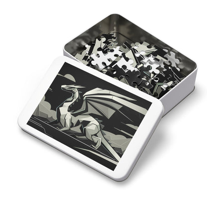 Obsidian Guardian of the Twilight Peaks - Jigsaw Puzzle (30, 110, 252, 500,1000-Piece)