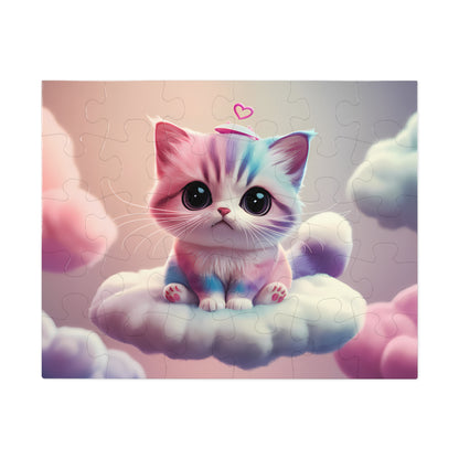 Cloud Kitty Dreams - Jigsaw Puzzle (30, 110, 252, 500,1000-Piece)