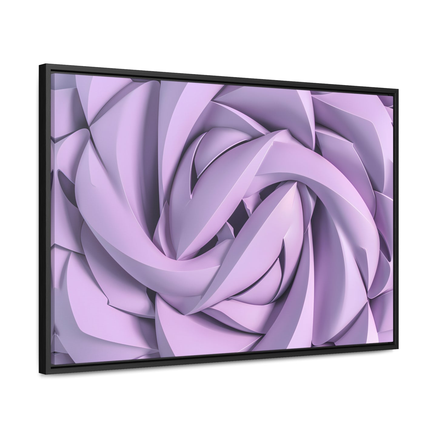 Spiral Petals - Gallery Canvas Wraps, Horizontal Frame