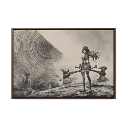 Echoes of the Abyss - Gallery Canvas Wraps, Horizontal Frame