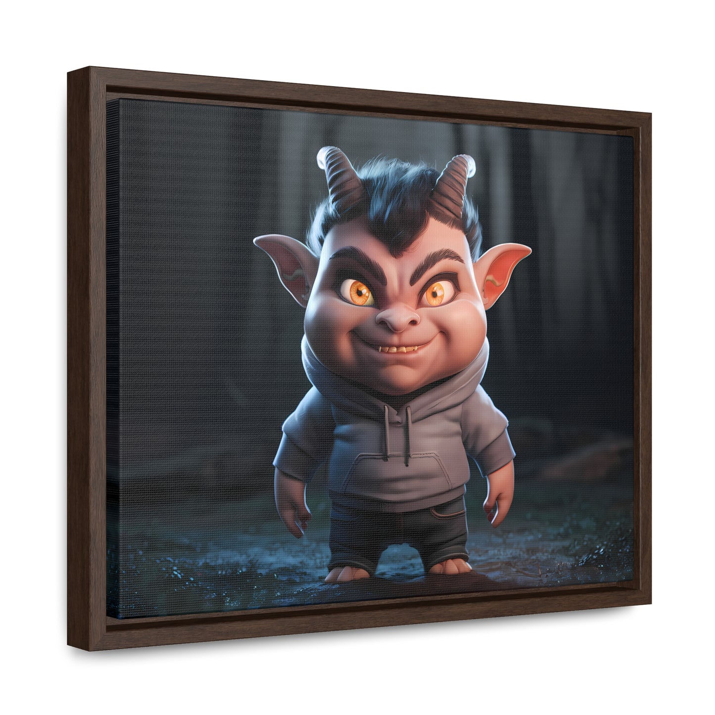 "Forest Mischief" - Gallery Canvas Wraps, Horizontal Frame