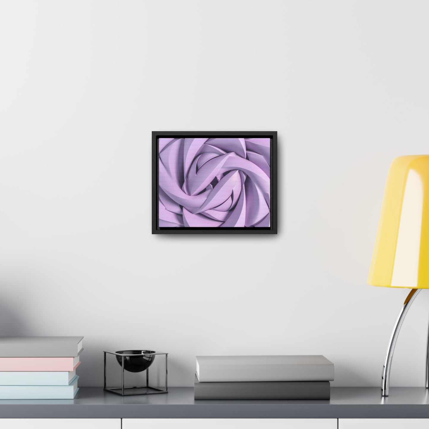 Spiral Petals - Gallery Canvas Wraps, Horizontal Frame