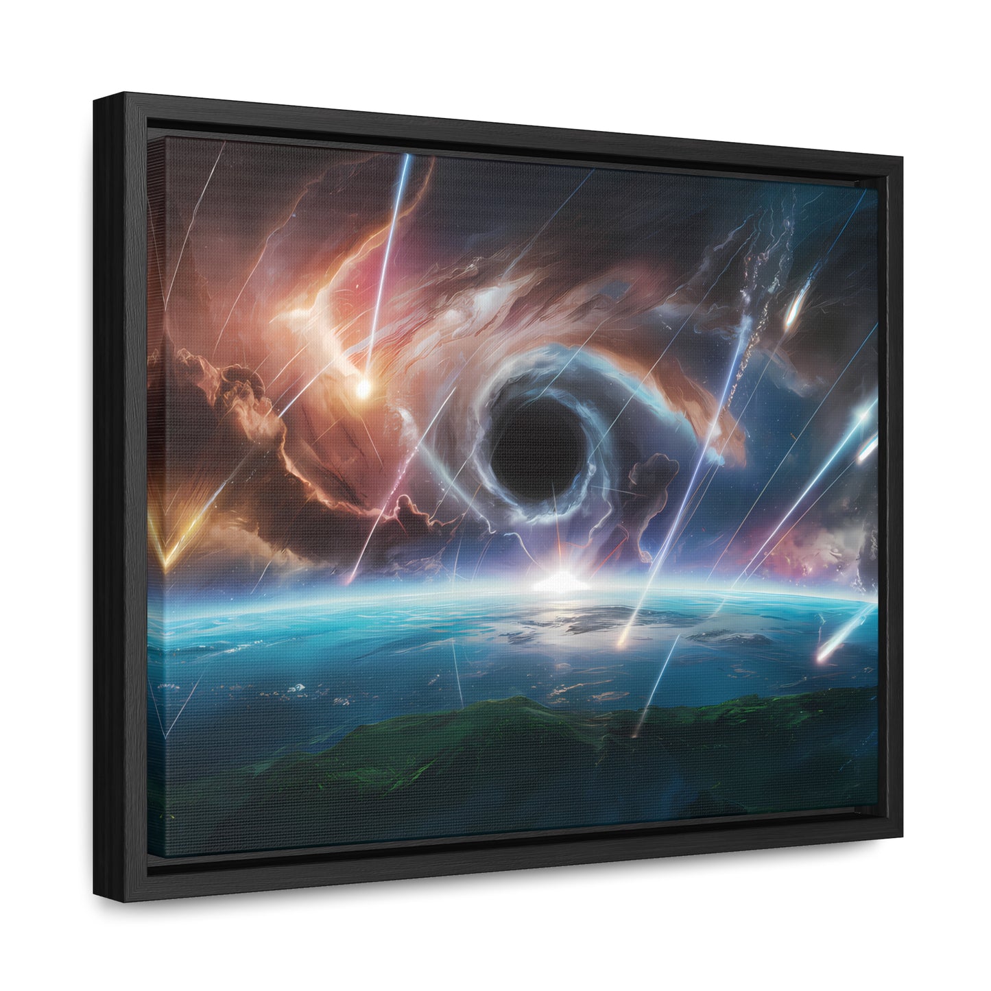 "The Eye of the Cosmic Storm" - Gallery Canvas Wraps, Horizontal Frame