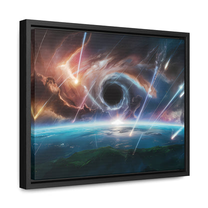 "The Eye of the Cosmic Storm" - Gallery Canvas Wraps, Horizontal Frame