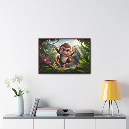 Jungle Joy - Gallery Canvas Wraps, Horizontal Frame
