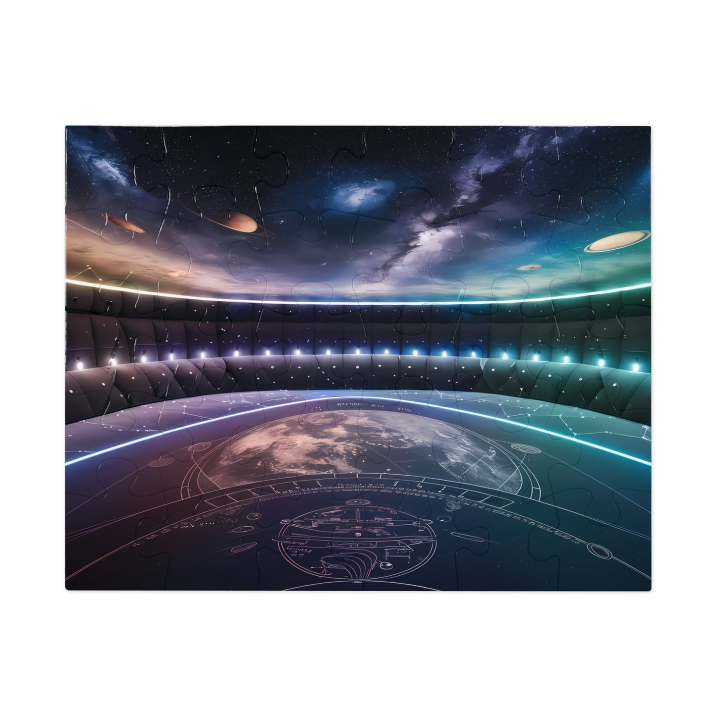 Stellar Observatory Interface - Jigsaw Puzzle (30, 110, 252, 500,1000-Piece)