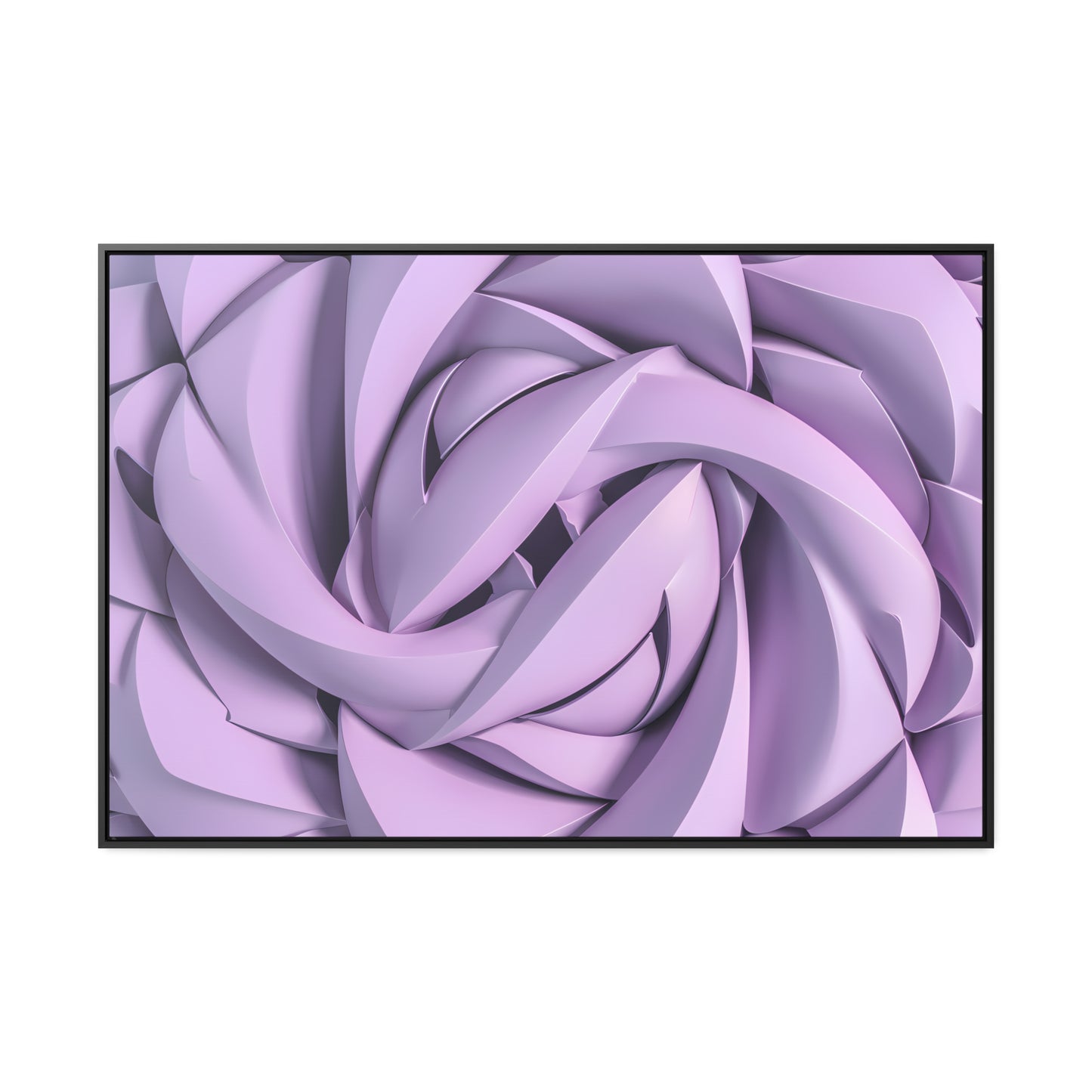 Spiral Petals - Gallery Canvas Wraps, Horizontal Frame