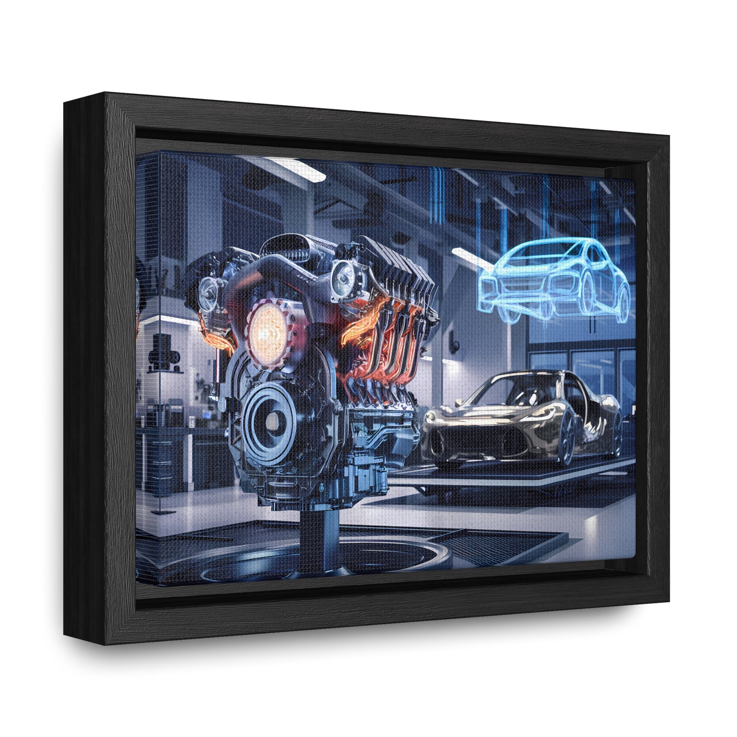 "Cutting-Edge Automotive Engineering" - Gallery Canvas Wraps, Horizontal Frame