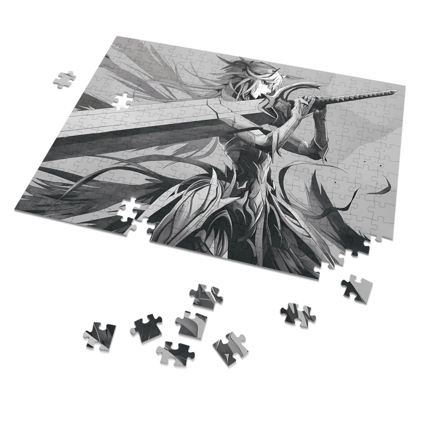Eternal Blade of the Fallen Warrior - Jigsaw Puzzle (30, 110, 252, 500,1000-Piece)