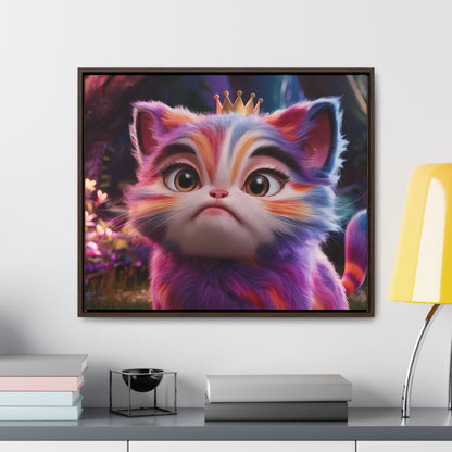 Regal Whiskers in the Enchanted Forest - Gallery Canvas Wraps, Horizontal Frame