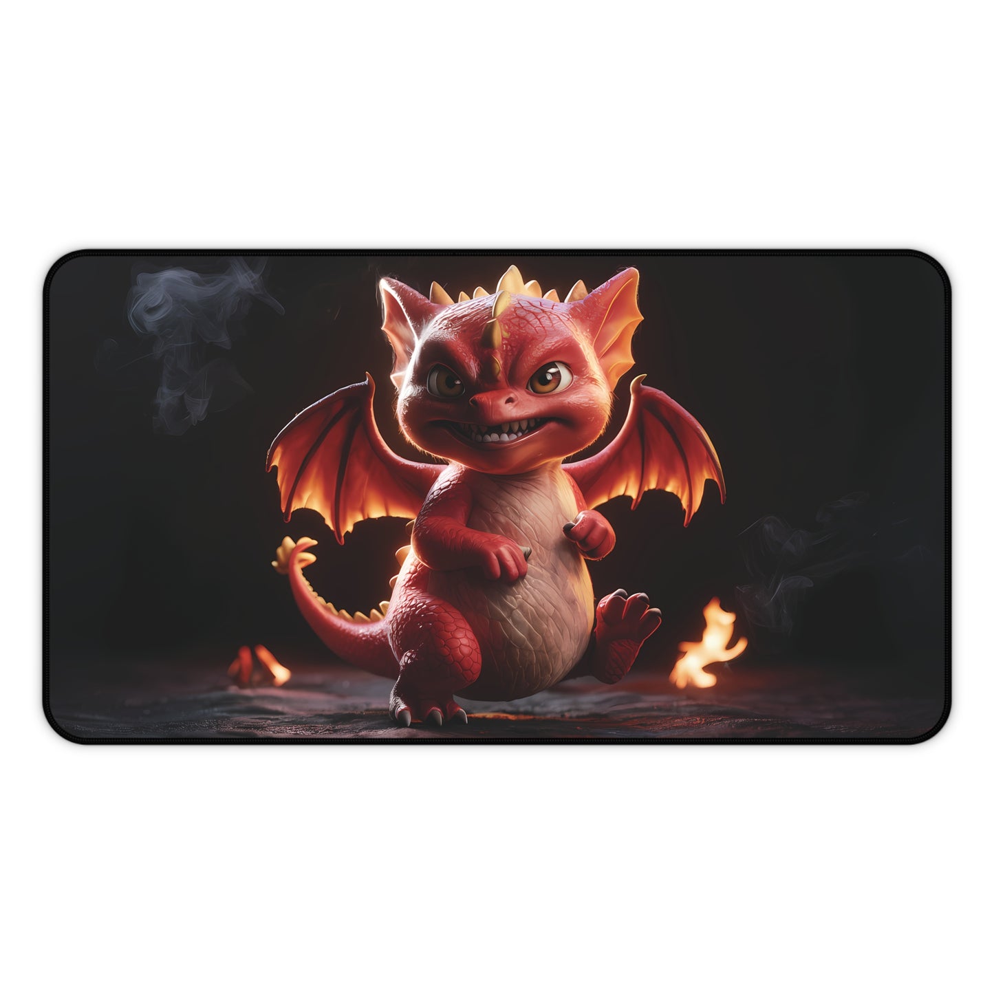 Cute pouting Dragon - Desk Mat