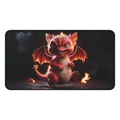 Cute pouting Dragon - Desk Mat