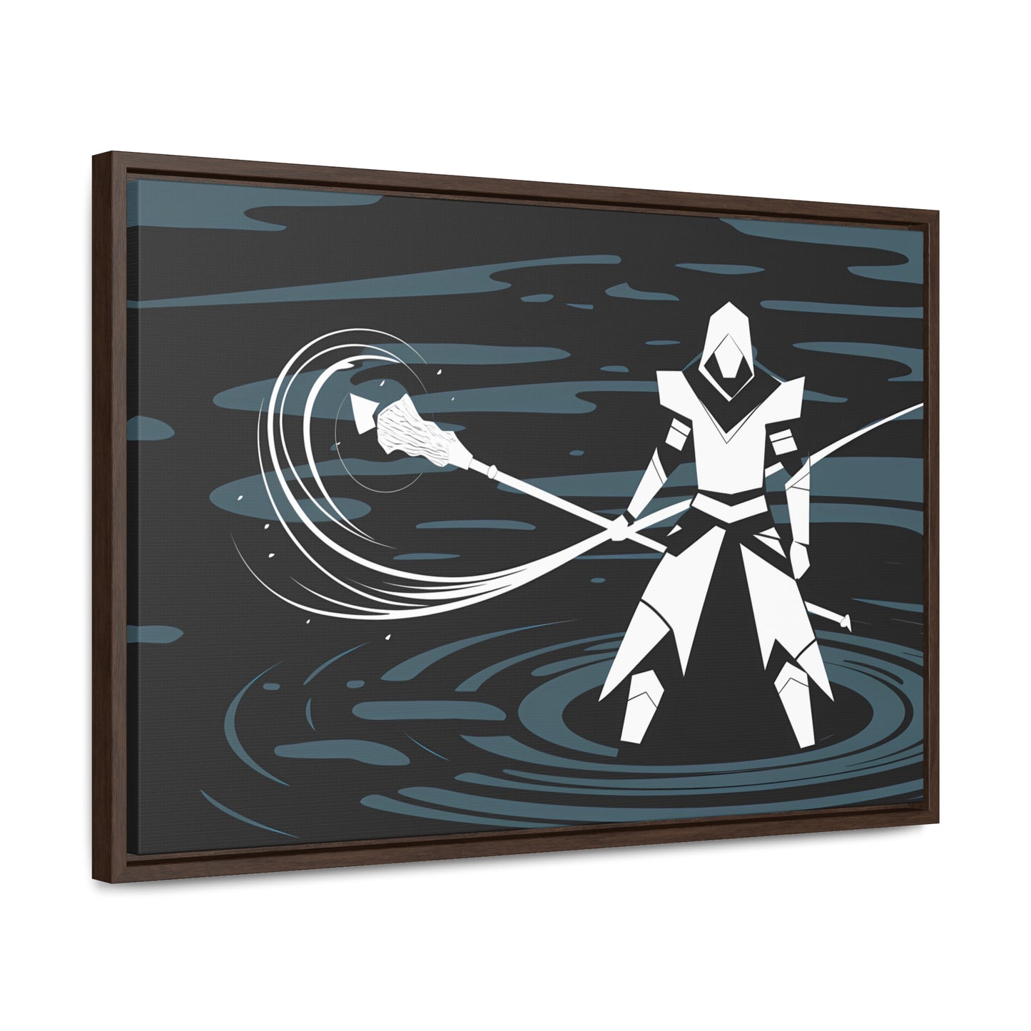 "Guardian of the Abyss" - Gallery Canvas Wraps, Horizontal Frame