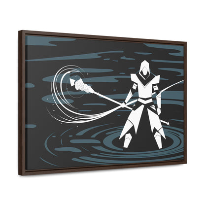 "Guardian of the Abyss" - Gallery Canvas Wraps, Horizontal Frame