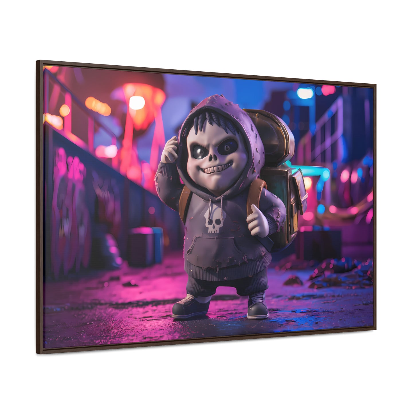 Midnight Mischief - Gallery Canvas Wraps, Horizontal Frame