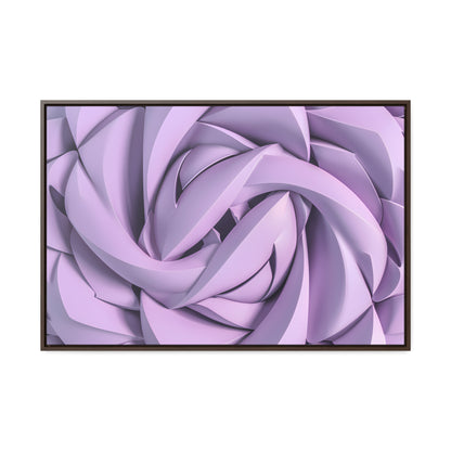 Spiral Petals - Gallery Canvas Wraps, Horizontal Frame