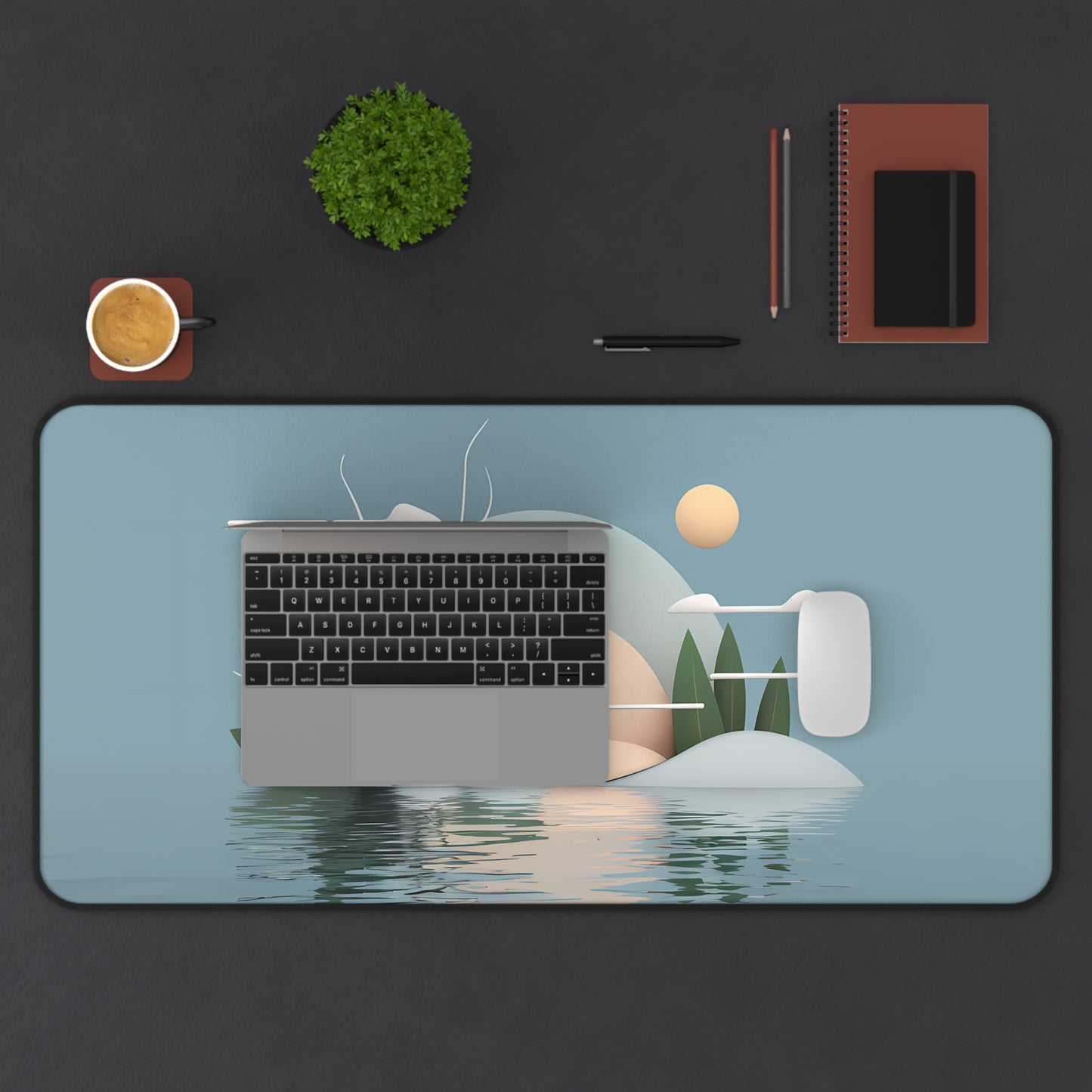 Pastel Island - Desk Mat