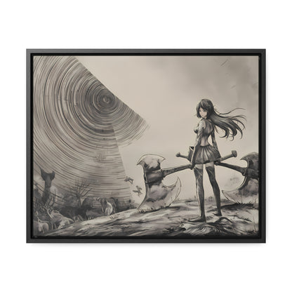 Echoes of the Abyss - Gallery Canvas Wraps, Horizontal Frame