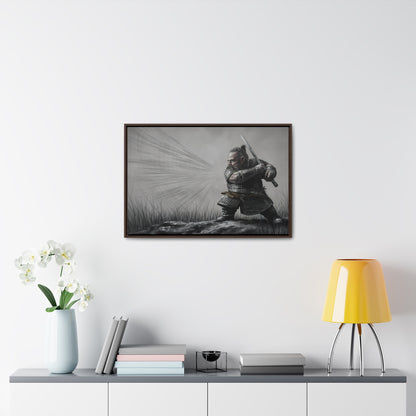 Defender of the Grey Plains - Gallery Canvas Wraps, Horizontal Frame