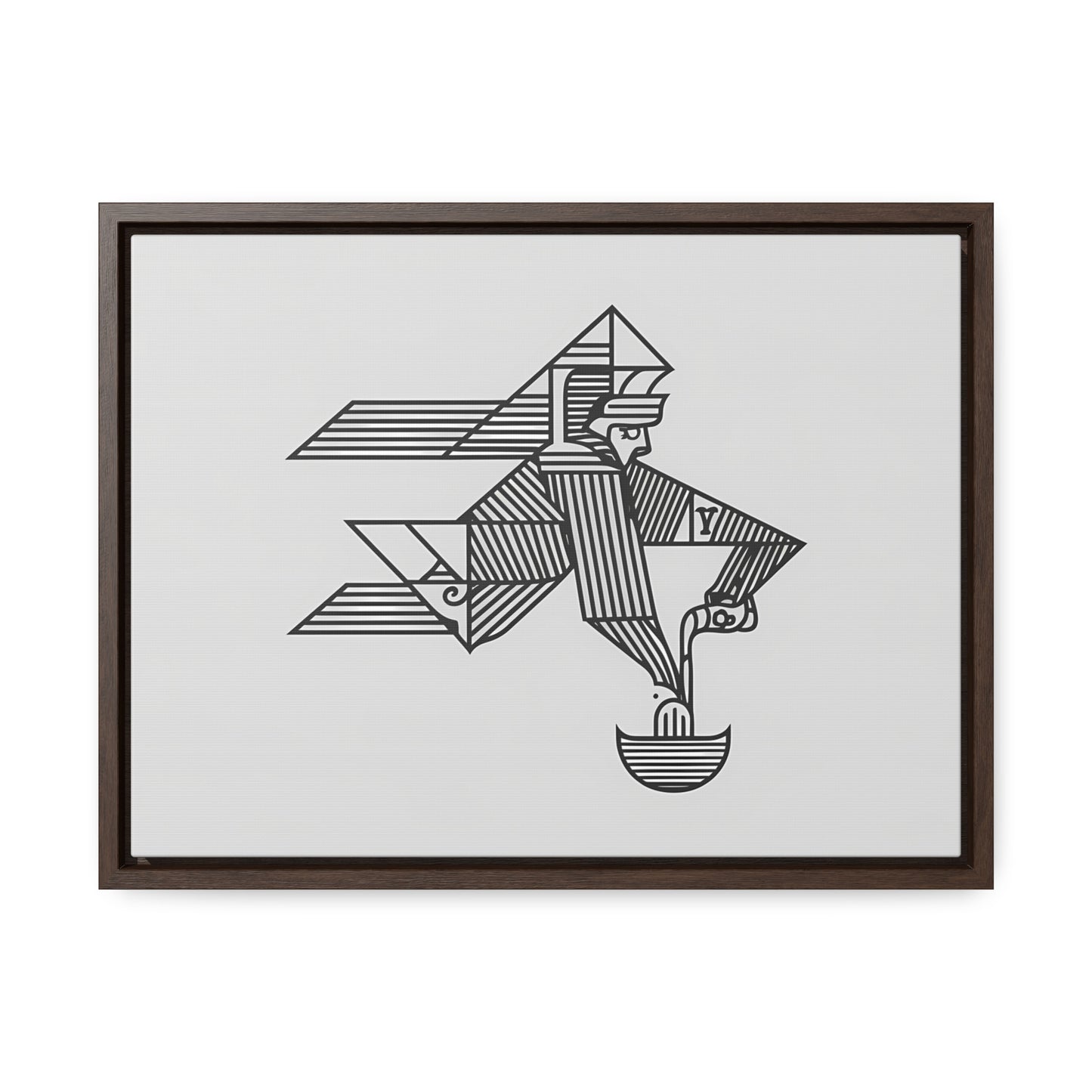 "The Water Bearer" - Gallery Canvas Wraps, Horizontal Frame