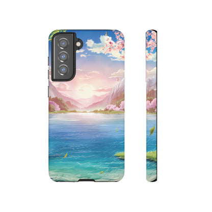 Serene Lake and Mountains - Smartphone Tough Cases