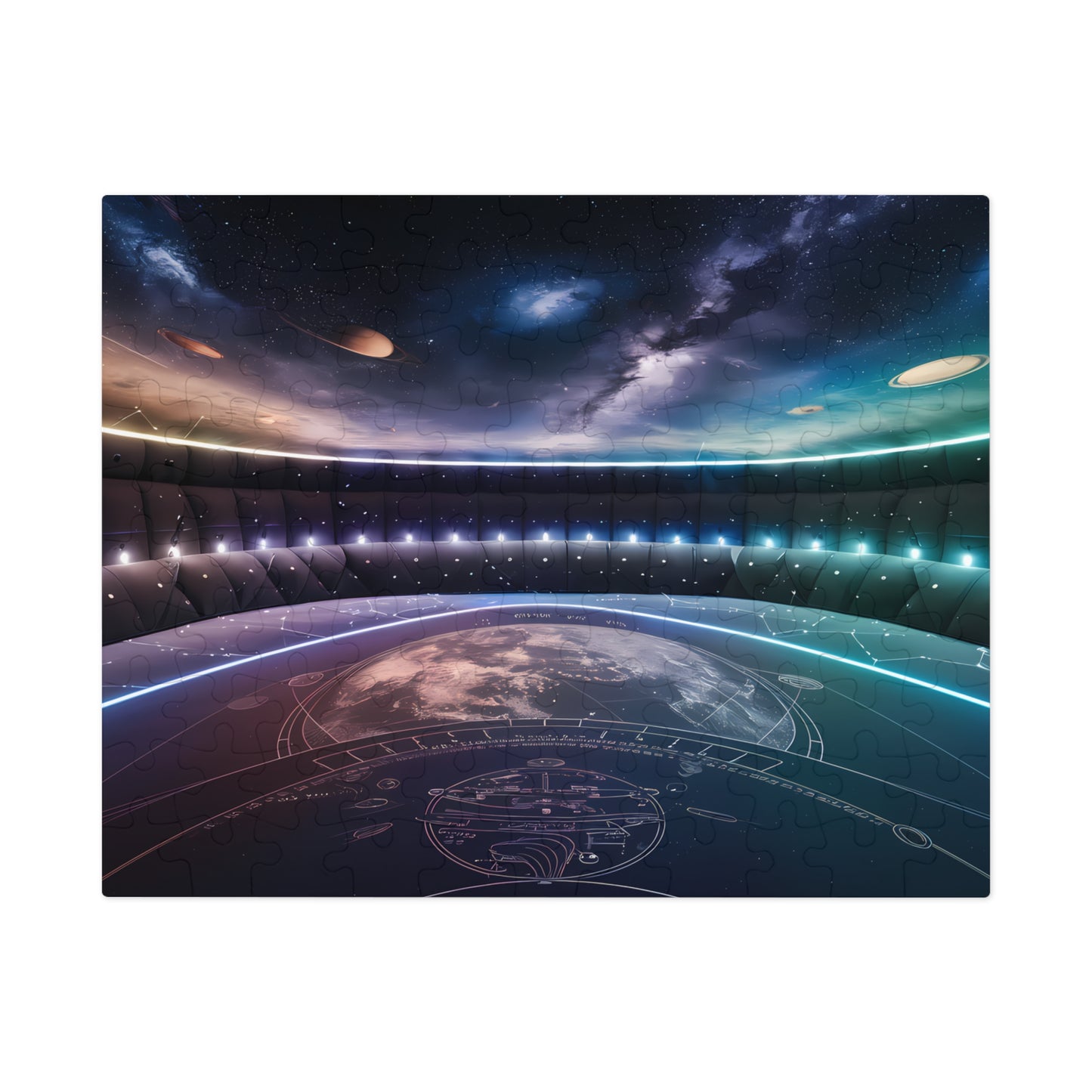 Stellar Observatory Interface - Jigsaw Puzzle (30, 110, 252, 500,1000-Piece)