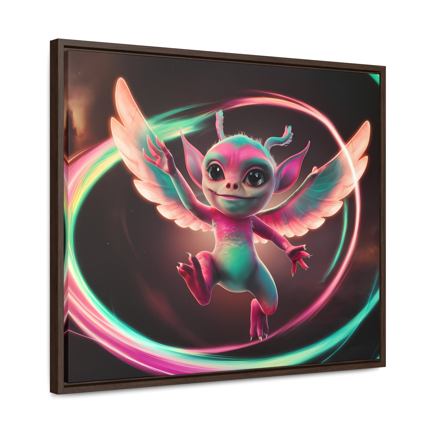 Wings of Radiant Joy - Gallery Canvas Wraps, Horizontal Frame