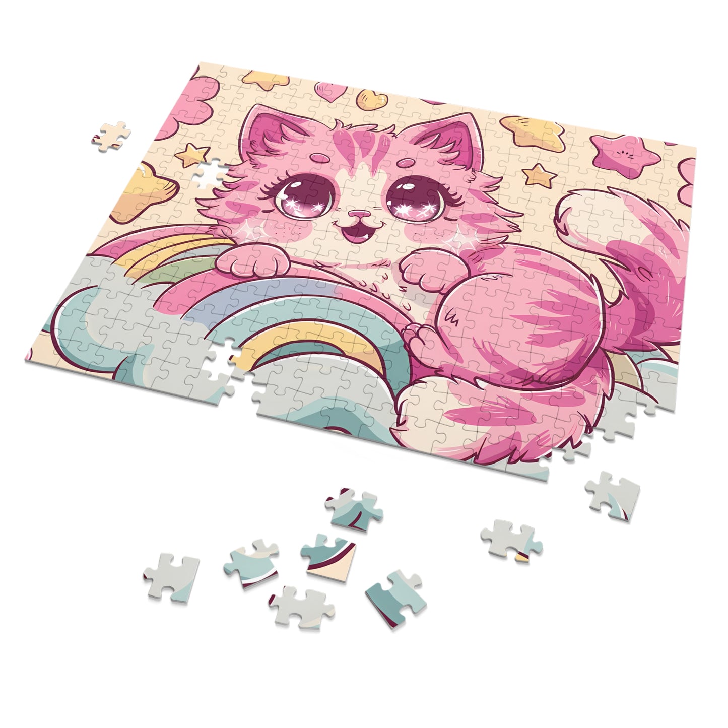 Cosmic Kitty Dreams - Jigsaw Puzzle (30, 110, 252, 500,1000-Piece)
