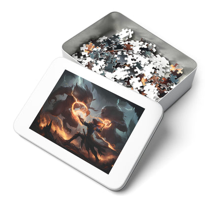 Battle of the Infernal Beasts - Jigsaw Puzzle (30, 110, 252, 500,1000-Piece)