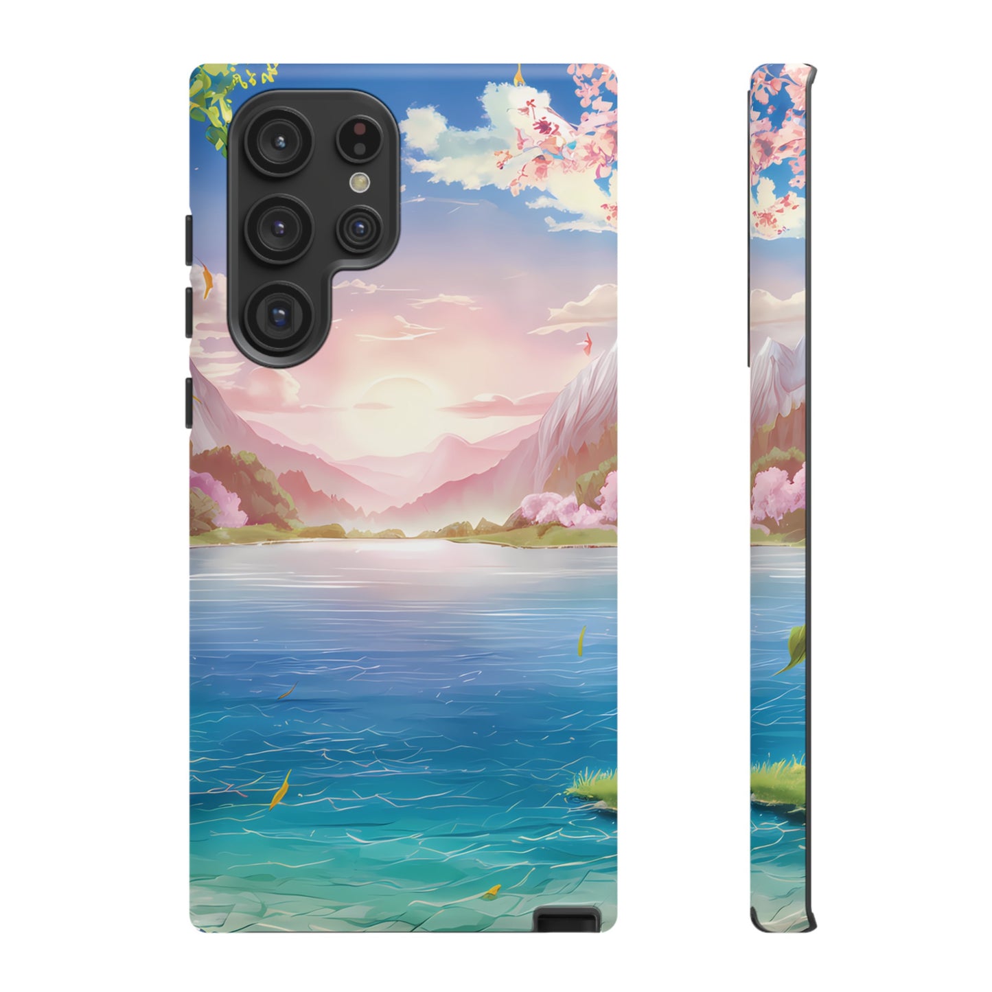 Serene Lake and Mountains - Smartphone Tough Cases
