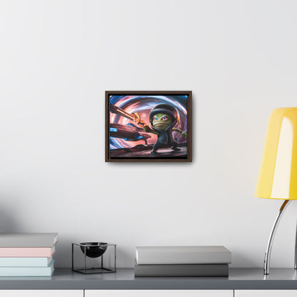 Galactic Guardian: Defender of the Stars - Gallery Canvas Wraps, Horizontal Frame