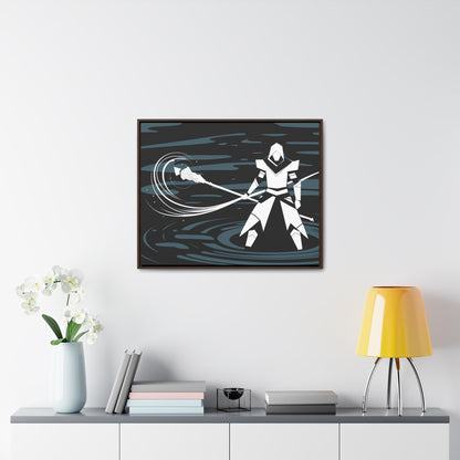 "Guardian of the Abyss" - Gallery Canvas Wraps, Horizontal Frame