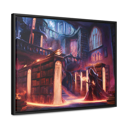 The Arcane Library of Eternal Knowledge - Gallery Canvas Wraps, Horizontal Frame
