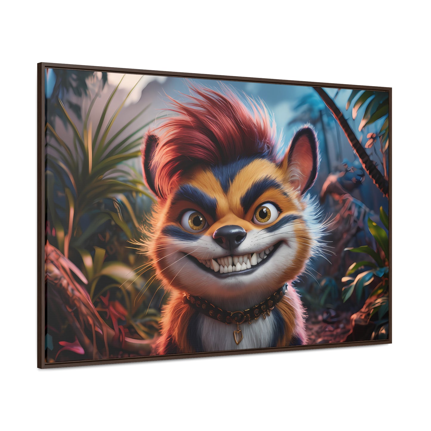 Rebel in the Jungle - Gallery Canvas Wraps, Horizontal Frame