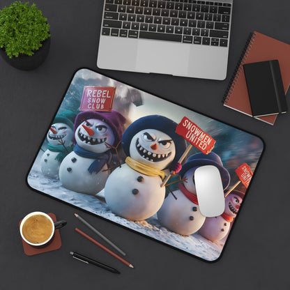 Snowman Rebellion - Desk Mat