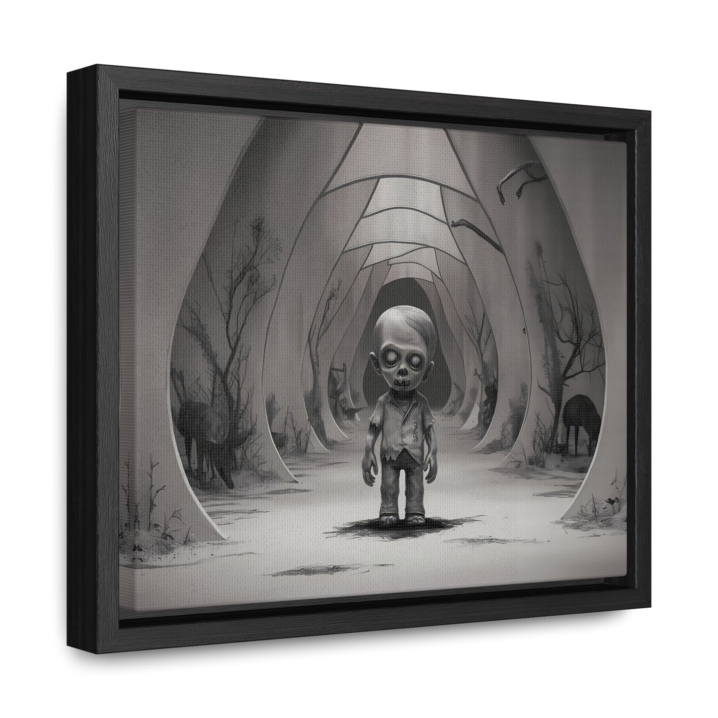 "Echoes of the Forgotten" - Gallery Canvas Wraps, Horizontal Frame
