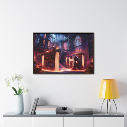 The Arcane Library of Eternal Knowledge - Gallery Canvas Wraps, Horizontal Frame