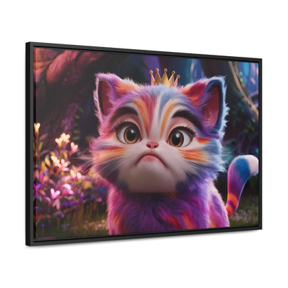 Regal Whiskers in the Enchanted Forest - Gallery Canvas Wraps, Horizontal Frame