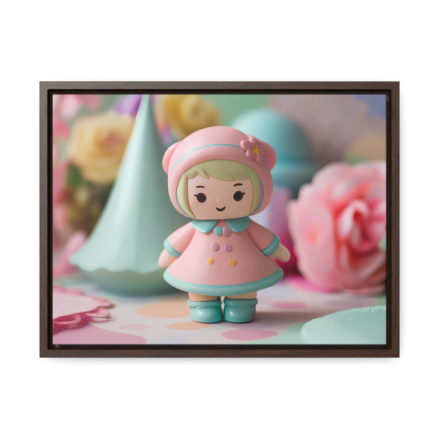 Sweet Pastel Dreamland - Gallery Canvas Wraps, Horizontal Frame