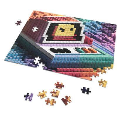 Pixelated Retro Vibes - Jigsaw Puzzle (30, 110, 252, 500,1000-Piece)