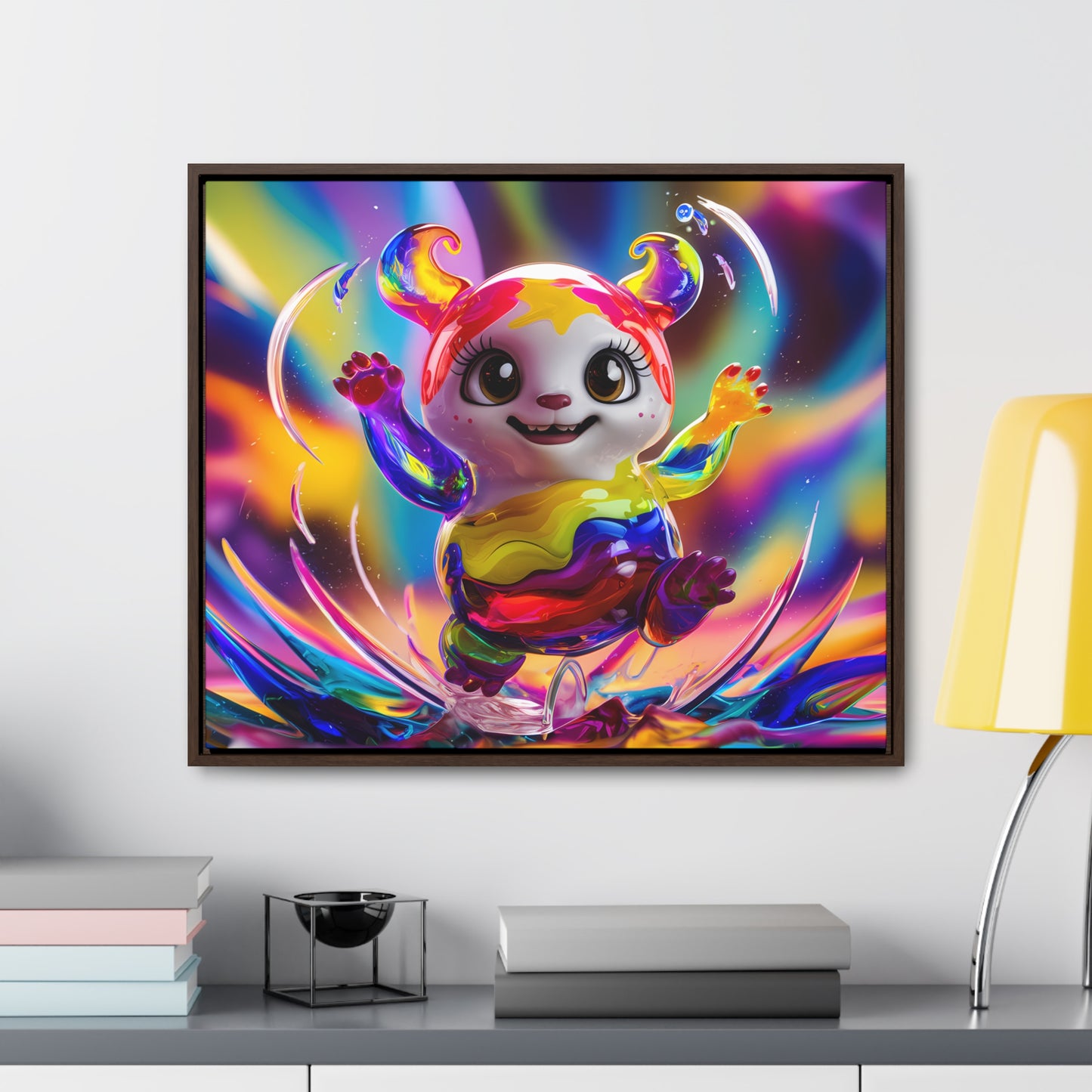 Splash of Joy - Gallery Canvas Wraps, Horizontal Frame